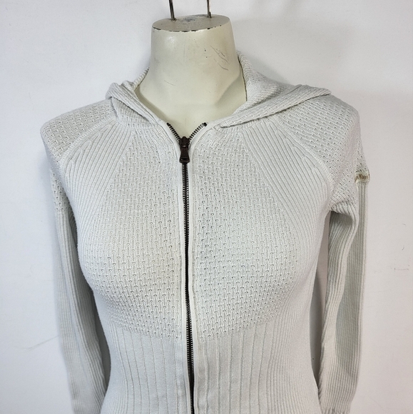 Calvin Klein Zip Up Hooded Sweater - Picture 2 of 9